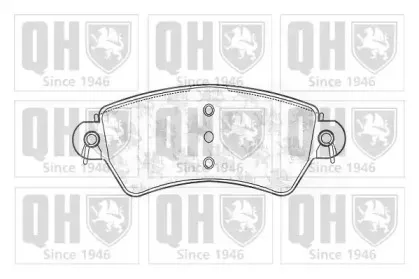 Комплект тормозных колодок, дисковый тормоз QUINTON HAZELL купить