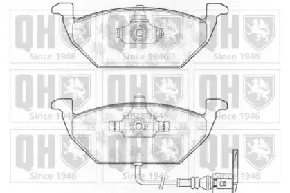Комплект тормозных колодок, дисковый тормоз QUINTON HAZELL купить