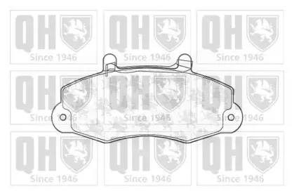 Комплект тормозных колодок, дисковый тормоз QUINTON HAZELL купить