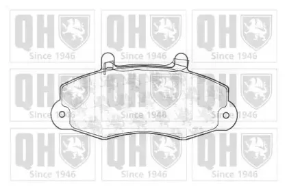 Комплект тормозных колодок, дисковый тормоз QUINTON HAZELL купить