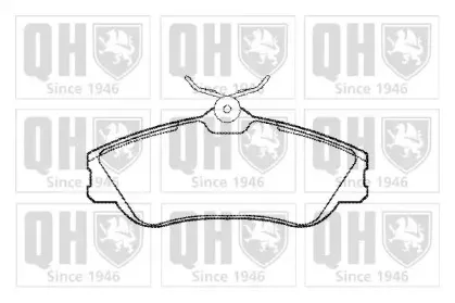 Комплект тормозных колодок, дисковый тормоз QUINTON HAZELL купить