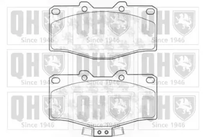 Комплект тормозных колодок, дисковый тормоз QUINTON HAZELL купить