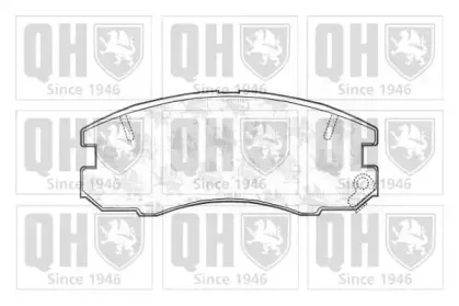 Комплект тормозных колодок, дисковый тормоз QUINTON HAZELL купить