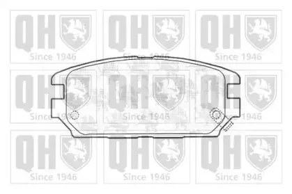 Комплект тормозных колодок, дисковый тормоз QUINTON HAZELL купить