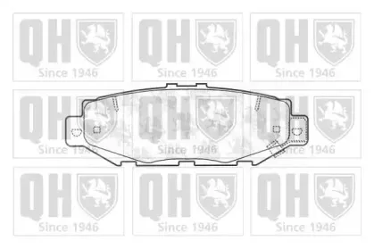 Комплект тормозных колодок, дисковый тормоз QUINTON HAZELL купить