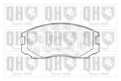 Комплект тормозных колодок, дисковый тормоз QUINTON HAZELL купить