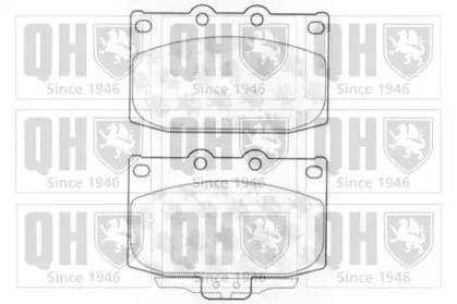 Комплект тормозных колодок, дисковый тормоз QUINTON HAZELL купить