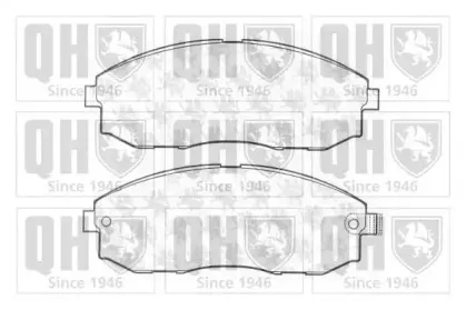 Комплект тормозных колодок, дисковый тормоз QUINTON HAZELL купить