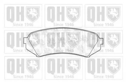 Комплект тормозных колодок, дисковый тормоз QUINTON HAZELL купить