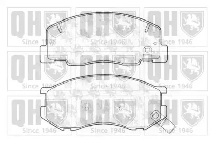 Комплект тормозных колодок, дисковый тормоз QUINTON HAZELL купить
