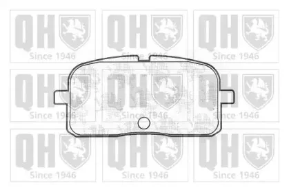 Комплект тормозных колодок, дисковый тормоз QUINTON HAZELL купить