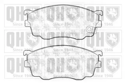 Комплект тормозных колодок, дисковый тормоз QUINTON HAZELL купить