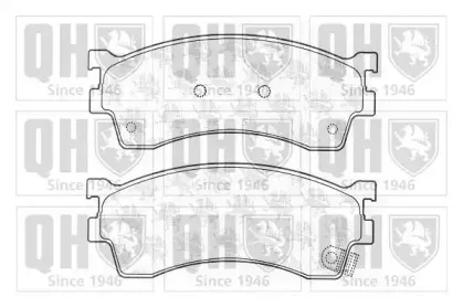 Комплект тормозных колодок, дисковый тормоз QUINTON HAZELL купить