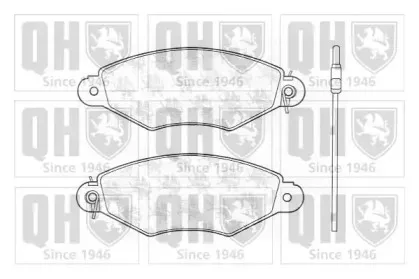 Комплект тормозных колодок, дисковый тормоз QUINTON HAZELL купить