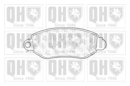Комплект тормозных колодок, дисковый тормоз QUINTON HAZELL купить