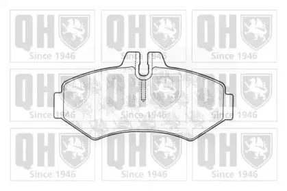 Комплект тормозных колодок, дисковый тормоз QUINTON HAZELL купить