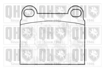 Комплект тормозных колодок, дисковый тормоз QUINTON HAZELL купить