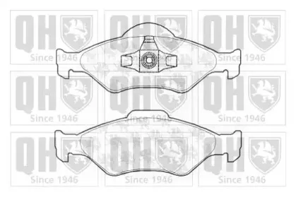 Комплект тормозных колодок, дисковый тормоз QUINTON HAZELL купить