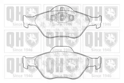 Комплект тормозных колодок, дисковый тормоз QUINTON HAZELL купить