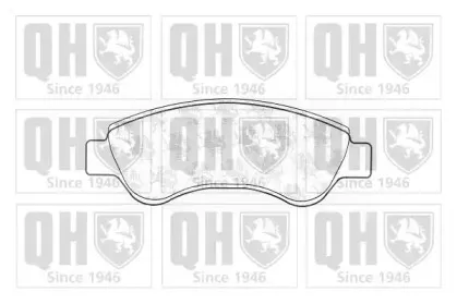 Комплект тормозных колодок, дисковый тормоз QUINTON HAZELL купить