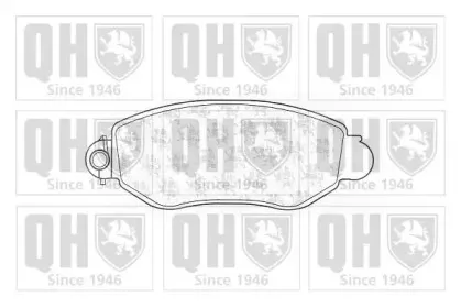 Комплект тормозных колодок, дисковый тормоз QUINTON HAZELL купить
