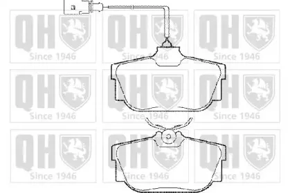 Комплект тормозных колодок, дисковый тормоз QUINTON HAZELL купить