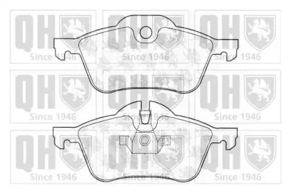 Комплект тормозных колодок, дисковый тормоз QUINTON HAZELL купить