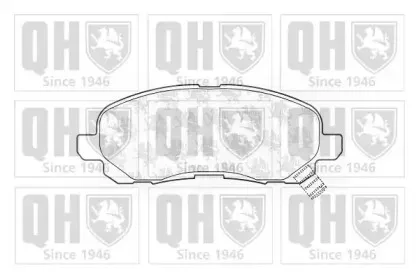 Комплект тормозных колодок, дисковый тормоз QUINTON HAZELL купить