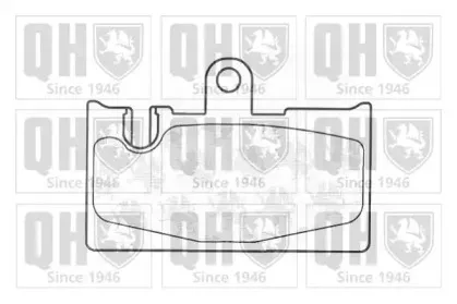 Комплект тормозных колодок, дисковый тормоз QUINTON HAZELL купить