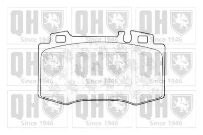 Комплект тормозных колодок, дисковый тормоз QUINTON HAZELL купить
