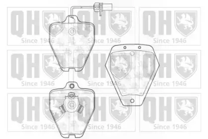 Комплект тормозных колодок, дисковый тормоз QUINTON HAZELL купить
