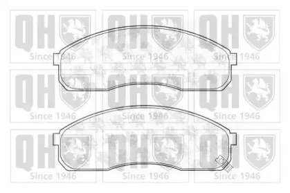 Комплект тормозных колодок, дисковый тормоз QUINTON HAZELL купить