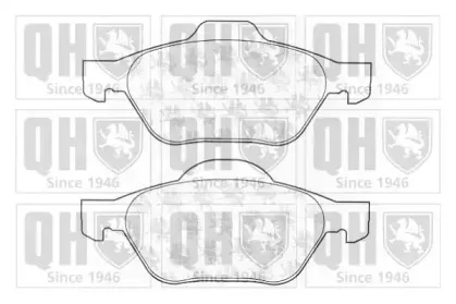 Комплект тормозных колодок, дисковый тормоз QUINTON HAZELL купить