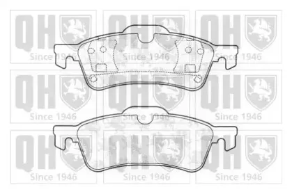 Комплект тормозных колодок, дисковый тормоз QUINTON HAZELL купить