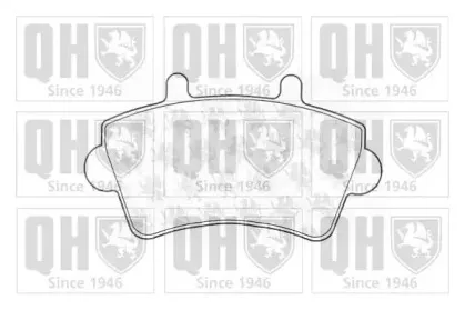 Комплект тормозных колодок, дисковый тормоз QUINTON HAZELL купить