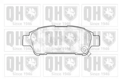 Комплект тормозных колодок, дисковый тормоз QUINTON HAZELL купить