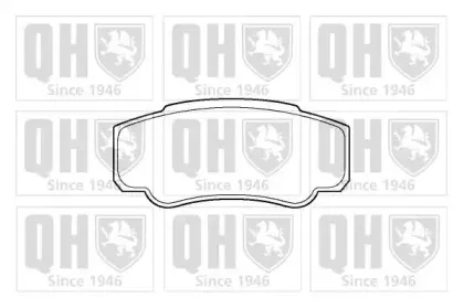 Комплект тормозных колодок, дисковый тормоз QUINTON HAZELL купить
