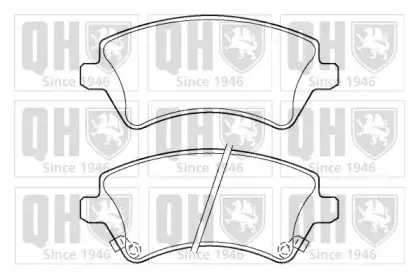 Комплект тормозных колодок, дисковый тормоз QUINTON HAZELL купить
