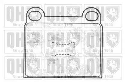 Комплект тормозных колодок, дисковый тормоз QUINTON HAZELL купить