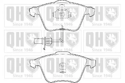 Комплект тормозных колодок, дисковый тормоз QUINTON HAZELL купить