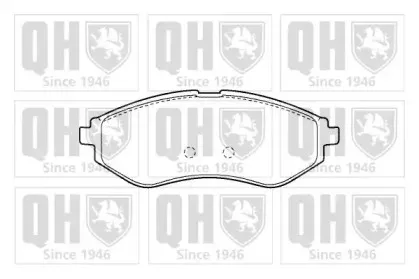 Комплект тормозных колодок, дисковый тормоз QUINTON HAZELL купить