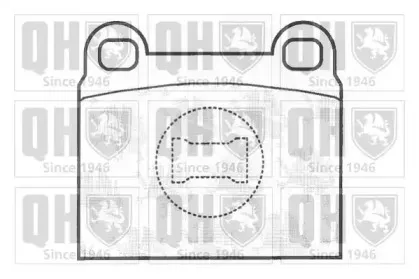 Комплект тормозных колодок, дисковый тормоз QUINTON HAZELL купить