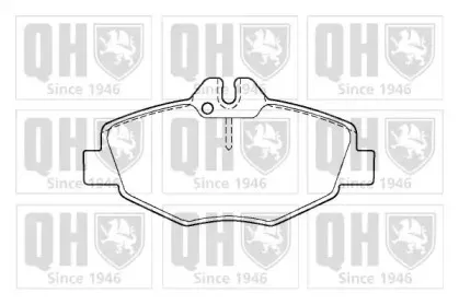 Комплект тормозных колодок, дисковый тормоз QUINTON HAZELL купить