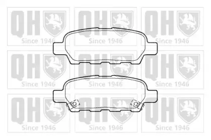 Комплект тормозных колодок, дисковый тормоз QUINTON HAZELL купить