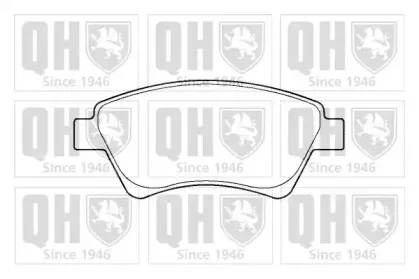 Комплект тормозных колодок, дисковый тормоз QUINTON HAZELL купить