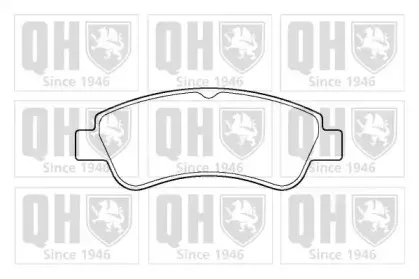 Комплект тормозных колодок, дисковый тормоз QUINTON HAZELL купить