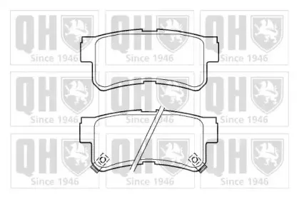 Комплект тормозных колодок, дисковый тормоз QUINTON HAZELL купить