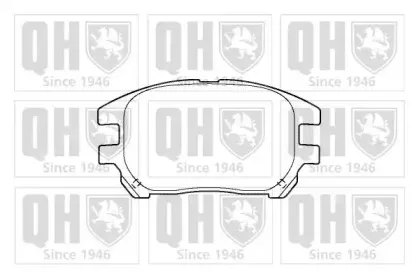 Комплект тормозных колодок, дисковый тормоз QUINTON HAZELL купить