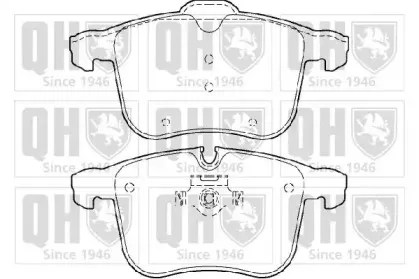 Комплект тормозных колодок, дисковый тормоз QUINTON HAZELL купить