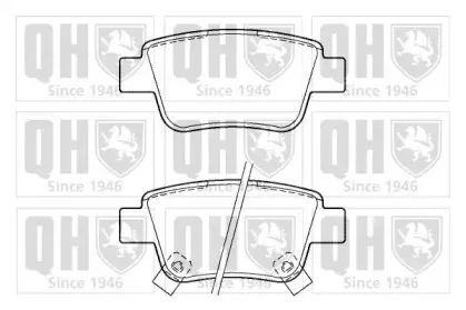 Комплект тормозных колодок, дисковый тормоз QUINTON HAZELL купить